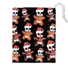 Zanoskull - Gingerbread Mon Drawstring Pouch (4xl) by Roxzanoart