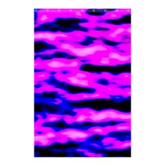 Purple  Waves Abstract Series No6 Shower Curtain 48  X 72  (small)  by DimitriosArt