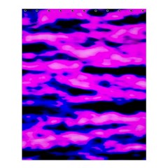 Purple  Waves Abstract Series No6 Shower Curtain 60  X 72  (medium)  by DimitriosArt