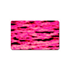 Rose  Waves Abstract Series No1 Magnet (name Card) by DimitriosArt
