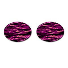 Velvet  Waves Abstract Series No1 Cufflinks (oval) by DimitriosArt