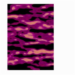 Velvet  Waves Abstract Series No1 Large Garden Flag (two Sides)