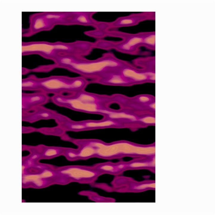 Velvet  Waves Abstract Series No1 Large Garden Flag (Two Sides)