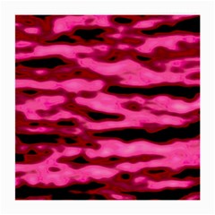 Rose  Waves Abstract Series No2 Medium Glasses Cloth (2 Sides) by DimitriosArt