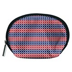Red Blue White Troll Knots Pattern Accessory Pouch (Medium) Front