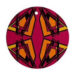 Abstract Geometric Design    Ornament (round) by Eskimos