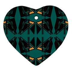 Abstract Geometric Design    Ornament (heart) by Eskimos