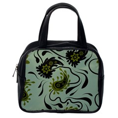 Floral Pattern Paisley Style Paisley Print   Classic Handbag (one Side) by Eskimos