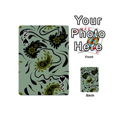 Floral Pattern Paisley Style Paisley Print   Playing Cards 54 Designs (mini) by Eskimos