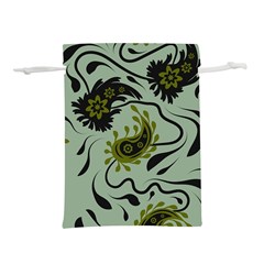 Floral Pattern Paisley Style Paisley Print   Lightweight Drawstring Pouch (s) by Eskimos