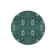 Floral Pattern Paisley Style Paisley Print   Magnet 3  (round) by Eskimos