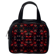 Floral Pattern Paisley Style Paisley Print   Classic Handbag (one Side) by Eskimos