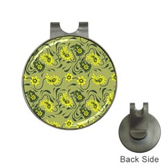 Floral Pattern Paisley Style Paisley Print   Hat Clips With Golf Markers by Eskimos