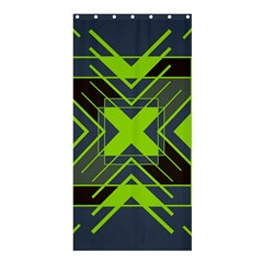 Abstract Geometric Design    Shower Curtain 36  X 72  (stall)  by Eskimos