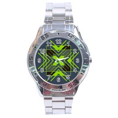 Abstract Geometric Design    Stainless Steel Analogue Watch by Eskimos