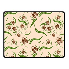 Folk Flowers Print Floral Pattern Ethnic Art Fleece Blanket (small) by Eskimos