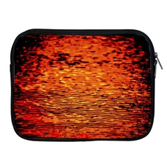 Red Waves Flow Series 1 Apple Ipad 2/3/4 Zipper Cases by DimitriosArt