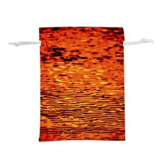 Red Waves Flow Series 1 Lightweight Drawstring Pouch (s) by DimitriosArt