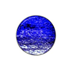 Blue Waves Flow Series 1 Hat Clip Ball Marker by DimitriosArt