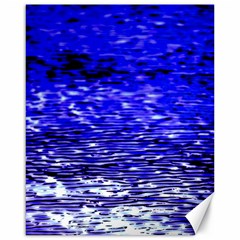Blue Waves Flow Series 1 Canvas 16  X 20  by DimitriosArt
