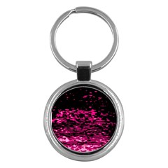 Rose Waves Flow Series 1 Key Chain (round) by DimitriosArt