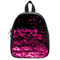 Rose Waves Flow Series 1 School Bag (small) by DimitriosArt