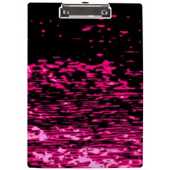 Rose Waves Flow Series 1 A4 Clipboard by DimitriosArt