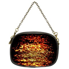 Yellow Waves Flow Series 1 Chain Purse (two Sides) by DimitriosArt