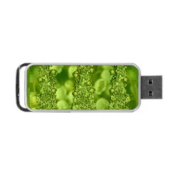 Green Fresh  Lilies Of The Valley The Return Of Happiness So Decorative Portable Usb Flash (two Sides) by pepitasart