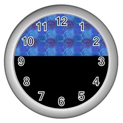 Digitaldesign Wall Clock (silver) by Sparkle