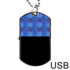 Digitaldesign Dog Tag Usb Flash (two Sides) by Sparkle