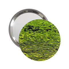 Green Waves Flow Series 1 2 25  Handbag Mirrors by DimitriosArt