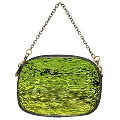 Green Waves Flow Series 1 Chain Purse (one Side) by DimitriosArt