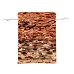 Orange  Waves Flow Series 1 Lightweight Drawstring Pouch (s) by DimitriosArt