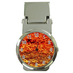 Red Waves Flow Series 2 Money Clip Watches