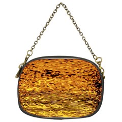 Gold Waves Flow Series 1 Chain Purse (one Side) by DimitriosArt