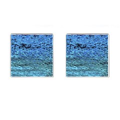 Blue Waves Flow Series 2 Cufflinks (square) by DimitriosArt