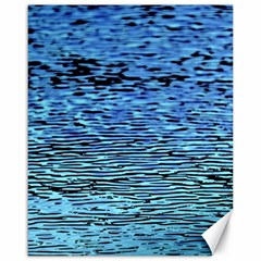 Blue Waves Flow Series 2 Canvas 16  X 20  by DimitriosArt