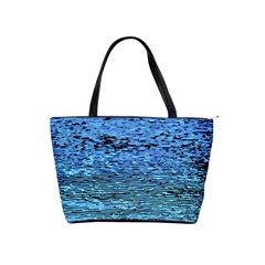 Blue Waves Flow Series 2 Classic Shoulder Handbag by DimitriosArt