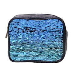 Blue Waves Flow Series 2 Mini Toiletries Bag (two Sides) by DimitriosArt