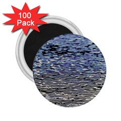 Silver Waves Flow Series 1 2 25  Magnets (100 Pack)  by DimitriosArt
