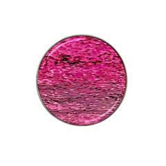 Pink  Waves Flow Series 1 Hat Clip Ball Marker (4 Pack) by DimitriosArt
