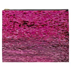 Pink  Waves Flow Series 1 Cosmetic Bag (xxxl) by DimitriosArt