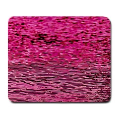 Pink  Waves Flow Series 1 Large Mousepads by DimitriosArt