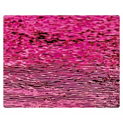 Pink  Waves Flow Series 1 Double Sided Flano Blanket (medium)  by DimitriosArt