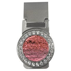 Pink  Waves Flow Series 2 Money Clips (cz)  by DimitriosArt