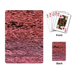 Pink  Waves Flow Series 2 Playing Cards Single Design (rectangle) by DimitriosArt