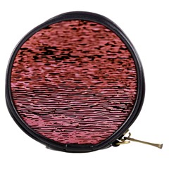 Pink  Waves Flow Series 2 Mini Makeup Bag by DimitriosArt