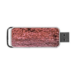Pink  Waves Flow Series 2 Portable Usb Flash (two Sides) by DimitriosArt