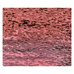 Pink  Waves Flow Series 2 Double Sided Flano Blanket (small)  by DimitriosArt